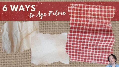 aging metallic fabric|how to make fabric age.